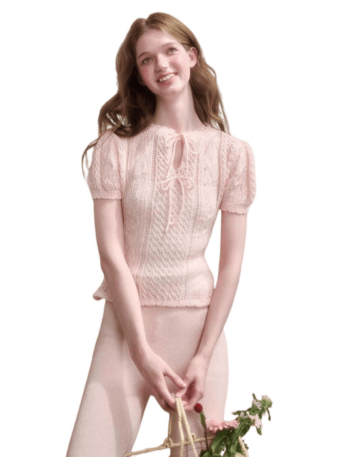 Soft Kitten Mohair Wool Knit Top