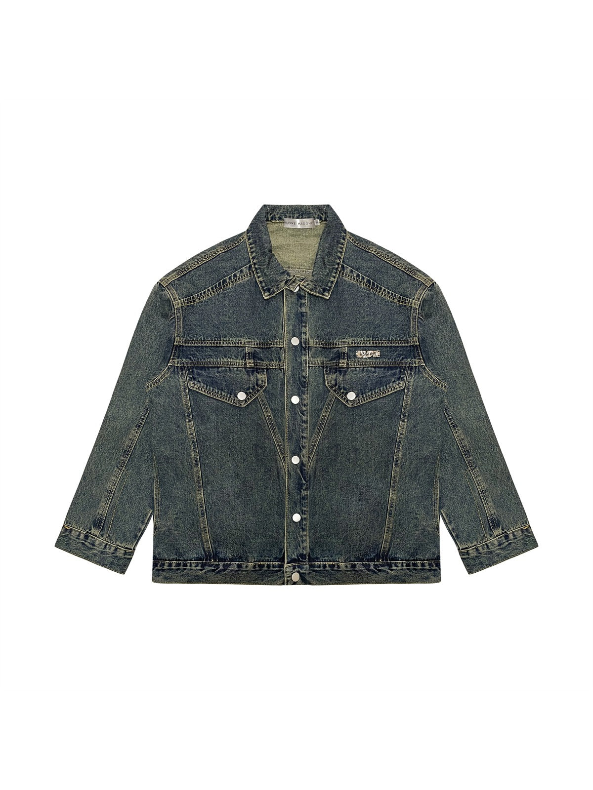 Vintage Collared Denim Jacket