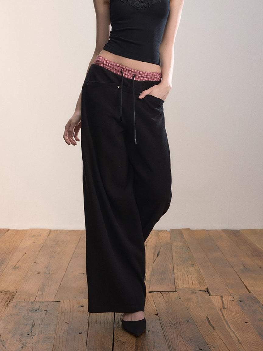 Colorblock Waistband Sweatpants