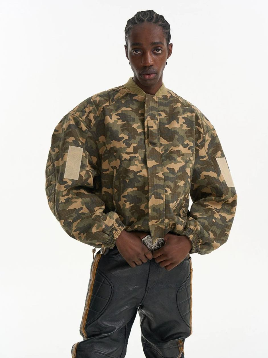 Heavyweight Oversized Camouflage Jacket