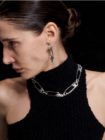 Paperclip Herringbone Choker