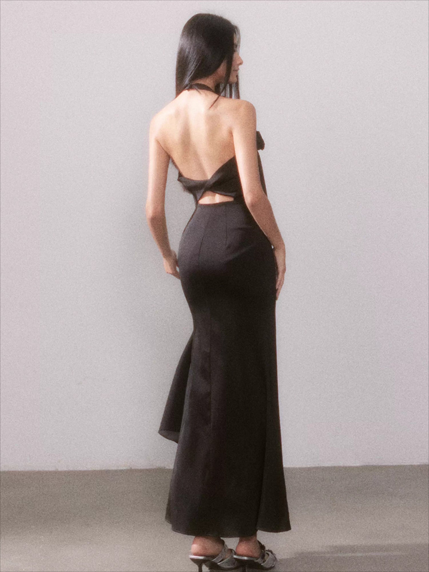 Tyndall Muse Satin Glow Maxi Dress