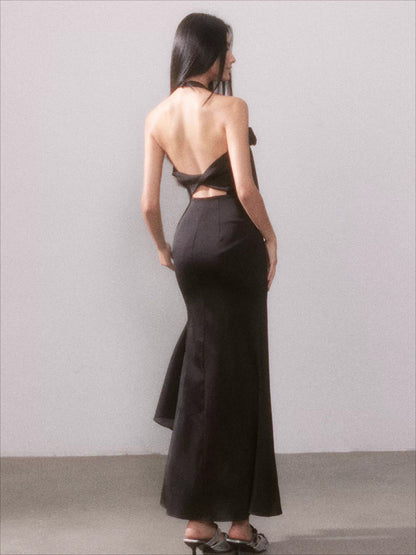 Tyndall Muse Satin Glow Maxi Dress