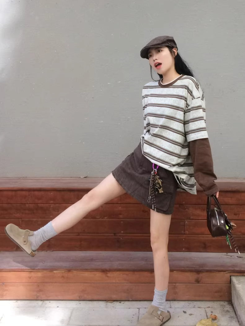 Embroidered Washed Utility Forward Cap