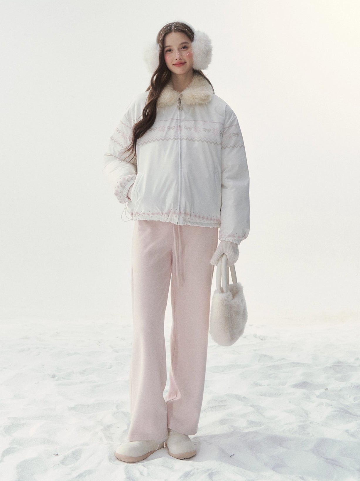 Original Pink Reversible Down Jacket