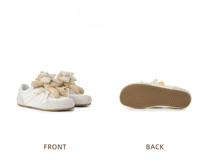 Bear Plush Casual Sneakers