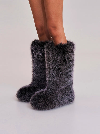 Desert Cross Shearling Hunter Boots