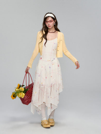 Lace-Trim UV Protection Cardigan