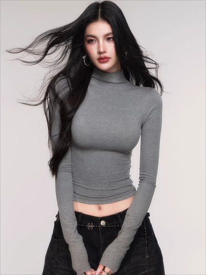 High-Stretch Mock-Neck Slim-Fit Base Layer