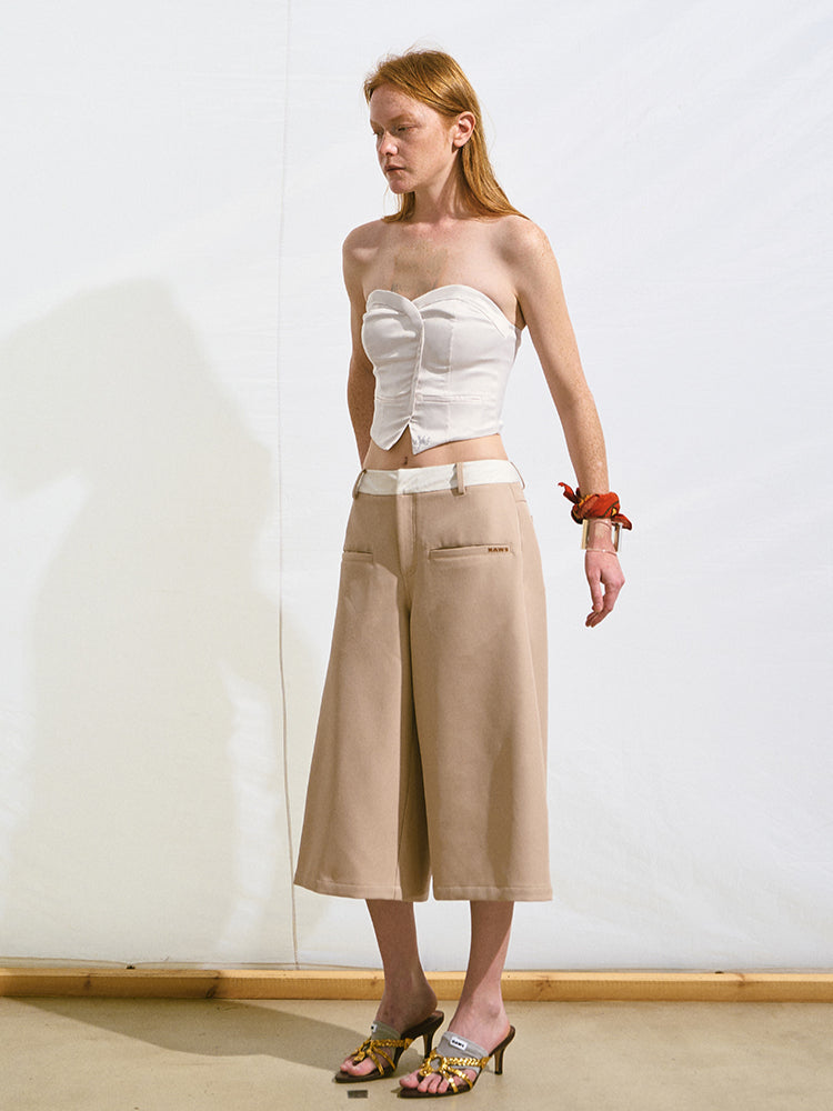One-Strap Slim Fit Bustier Cami