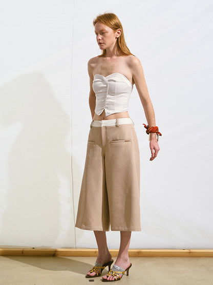 One-Strap Slim Fit Bustier Cami