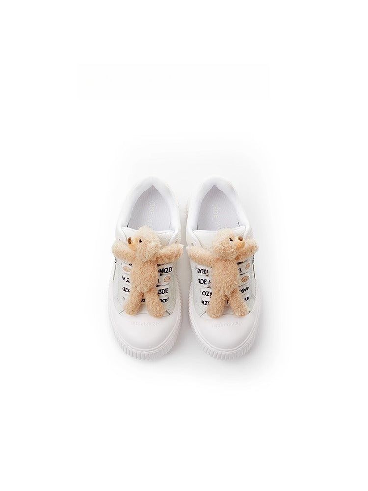 Teddy Biscuit Chunky Low-Top Sneakers