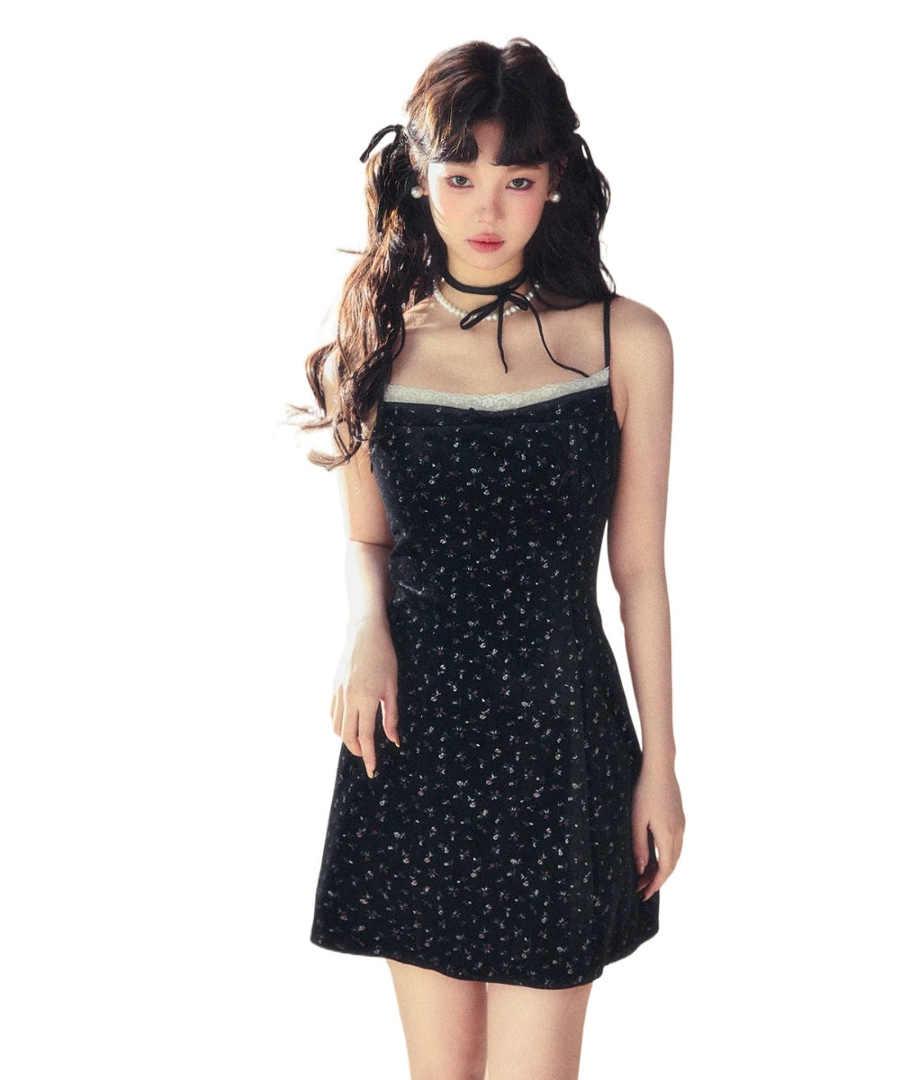 Lace Spaghetti Strap Dress