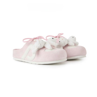 13DE MARZO Plush Bear Elevated Mule Sneakers