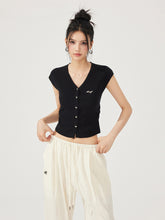 V-neck Pleated Knitted Top - CHINASQUAD