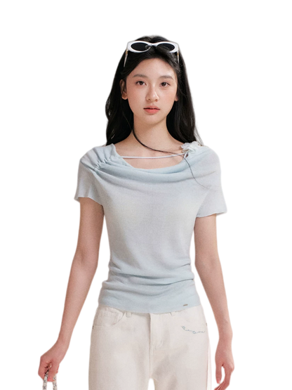 Kroche Lyocell Cowl Flower Tee – T-Shirts &amp; Polos