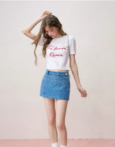 Kroche Colorblock Wool Knit Tee – view 9