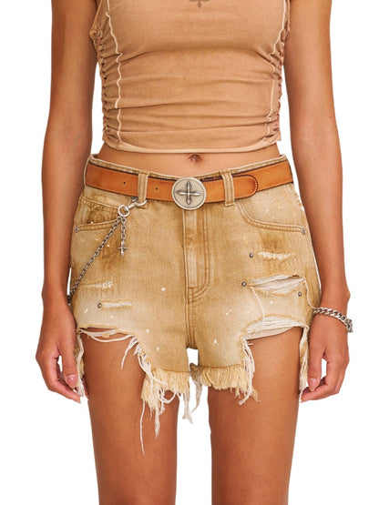 Compass Handcraft Leather Belt