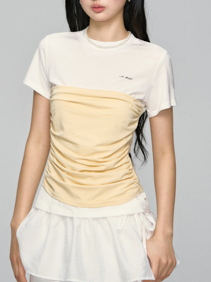  Layered Illusion Fitted T-shirt
