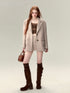 Coffee-Colored Suit Jacket & Skirt Set - CHINASQUAD