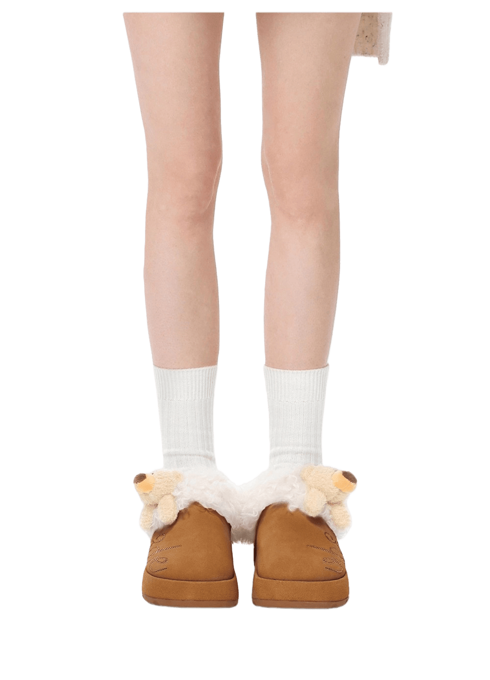 Plush Lined Platform Mule Snow Boots