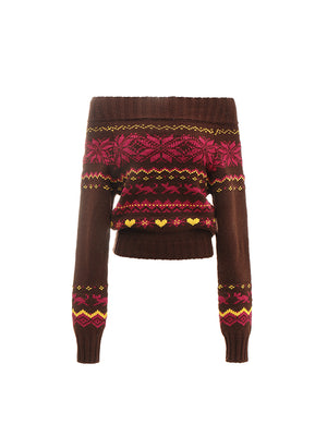 Brown Off Shoulder / S