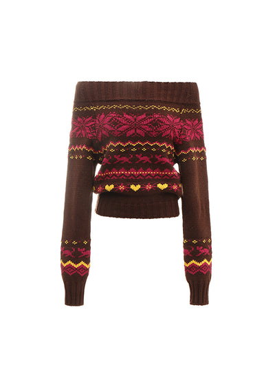 Brown Off Shoulder / S