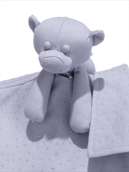 Crystal-Embellished Utility Shirt Jacket