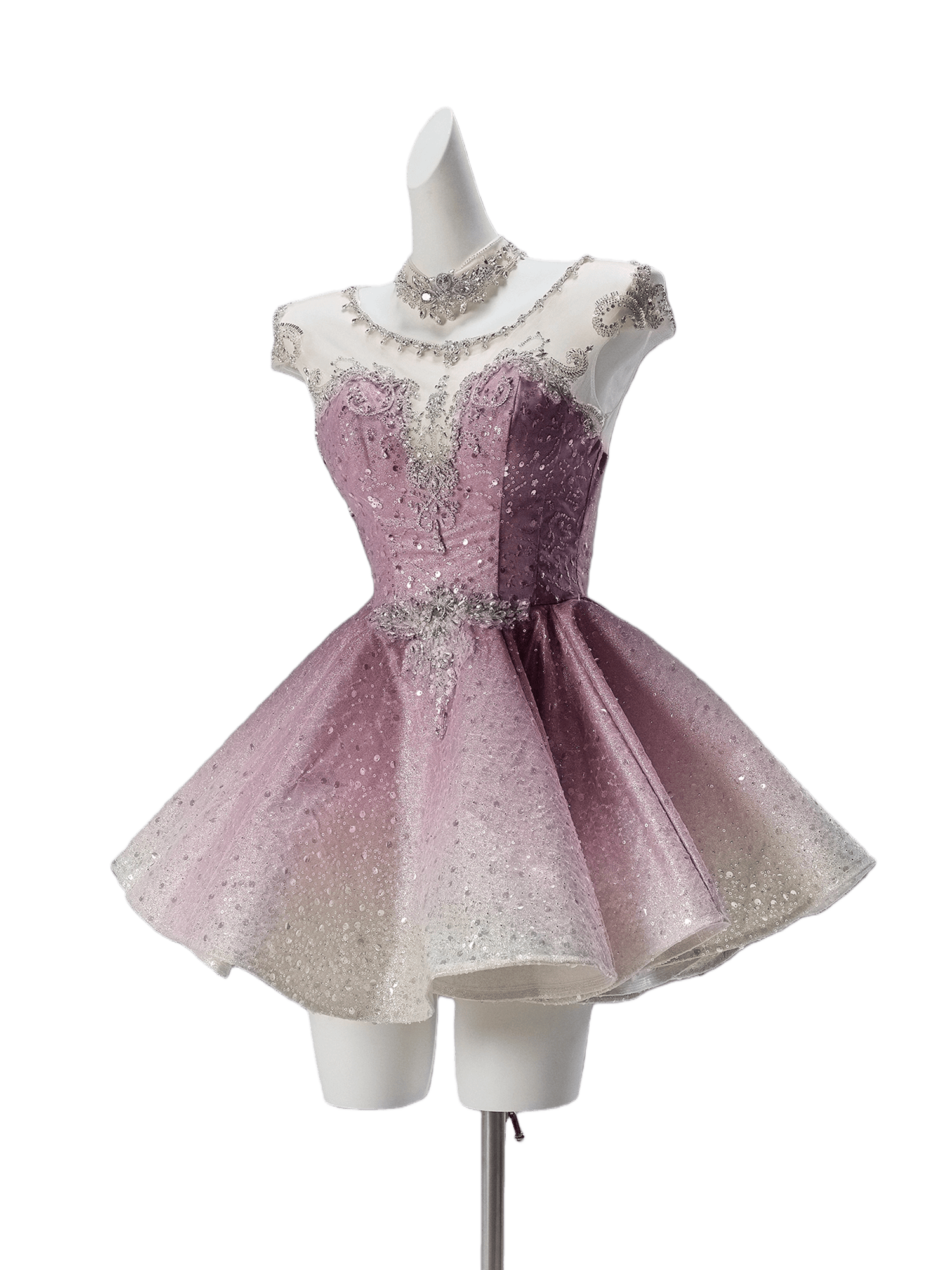 Dreamstar Sequin Tulle Dress with Crystal Accents