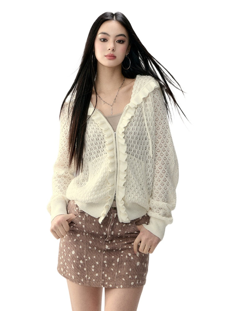 Hollow Knitted Casual Outerwear - CHINASQUAD
