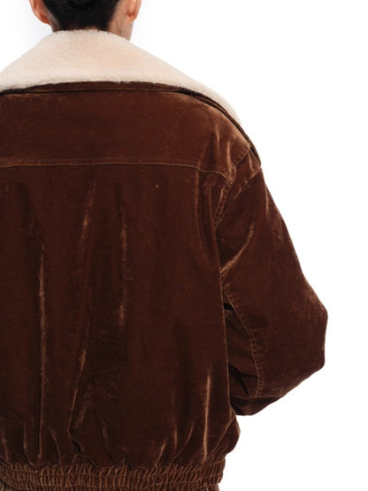 Ross Velvet-Wash Denim Jacket