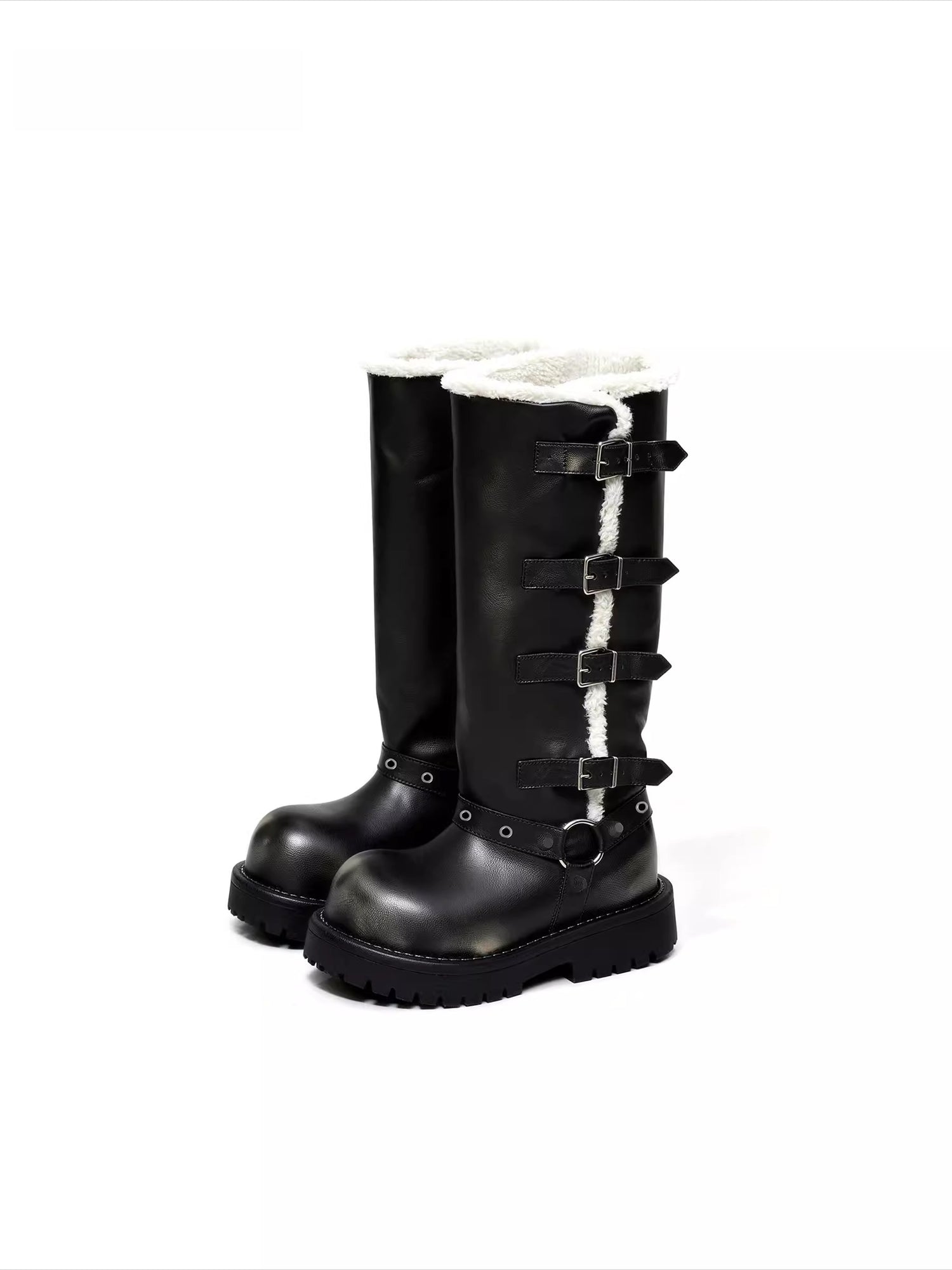 Convertible Fold-Over Knight Boots