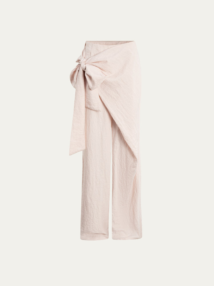Creamy Pink Apron-Designed Sun-Protective Pants - CHINASQUAD