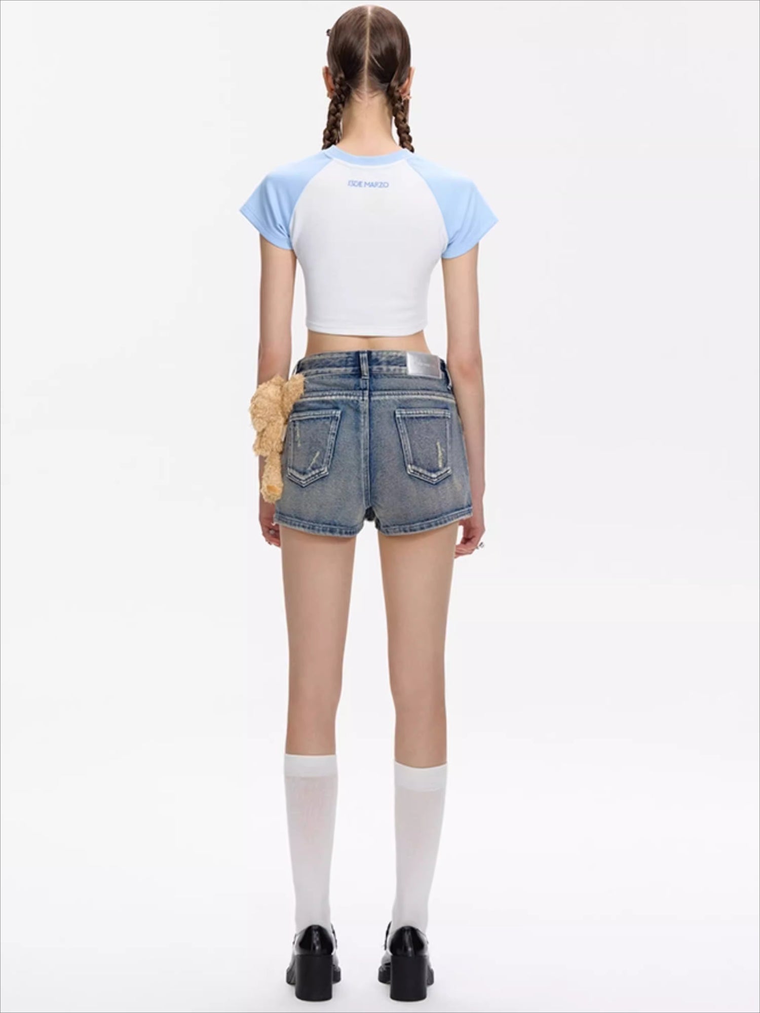 Vintage Washed Denim Short