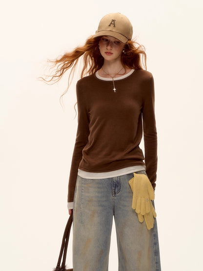 Asgony Retro Contrast Lettering Baseball Cap