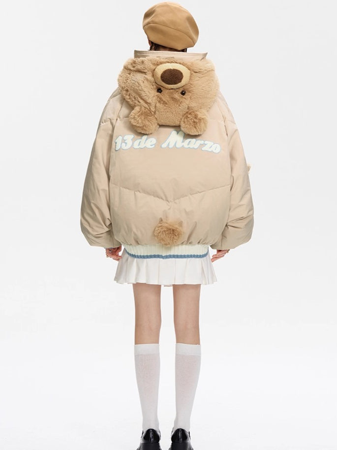 Patchwork Gulnazar Edition Hooded Down Jacket