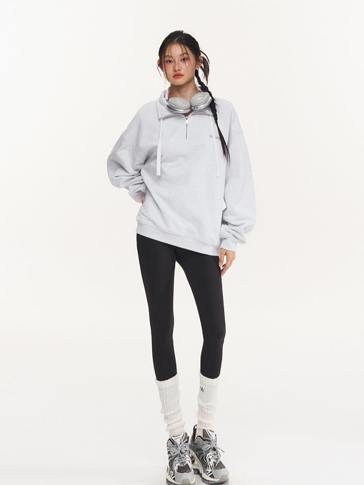 Light Gray Oversize Sweatshirt