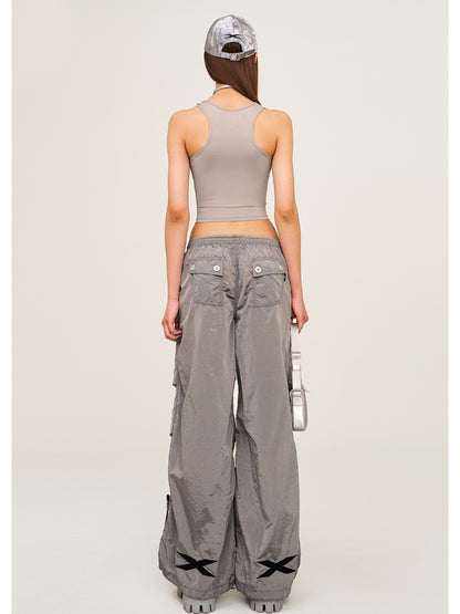 Mesh Quick Dry Waist Cinching Short Sling