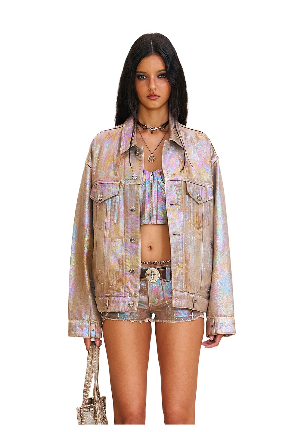 Wild Continent Handcrafted Oversized Denim Jacket