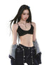 Double-Layer Structure Lace-Spliced Bra - CHINASQUAD