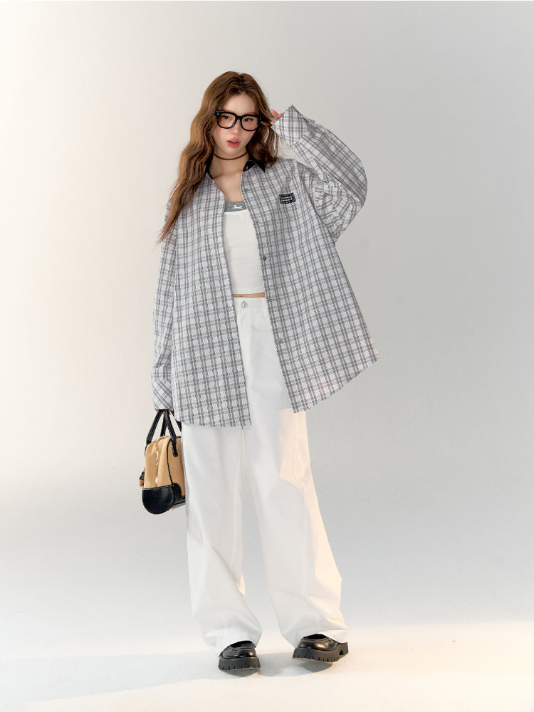 Versatile Simple Casual Wide-Leg Pants