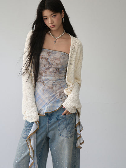 Loose Ripped Cardigan - CHINASQUAD