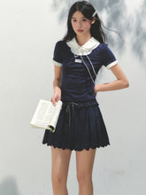 Embroidered Elastic Waist Skirt - CHINASQUAD