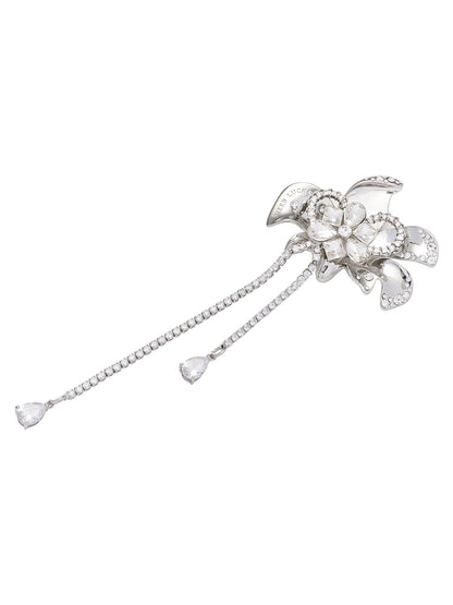 Floral Zircon Blossom Brooch
