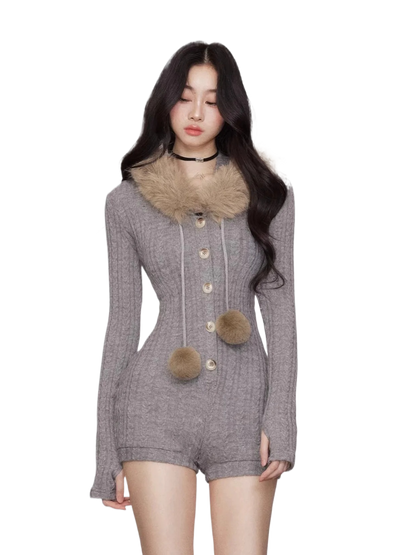 Stretch Sculpting Hooded Jumpsuit