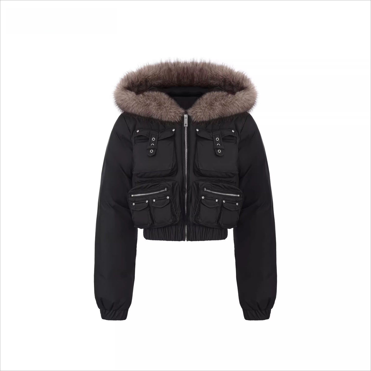 Structured Pocket Down Jacket