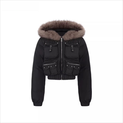 Structured Pocket Down Jacket