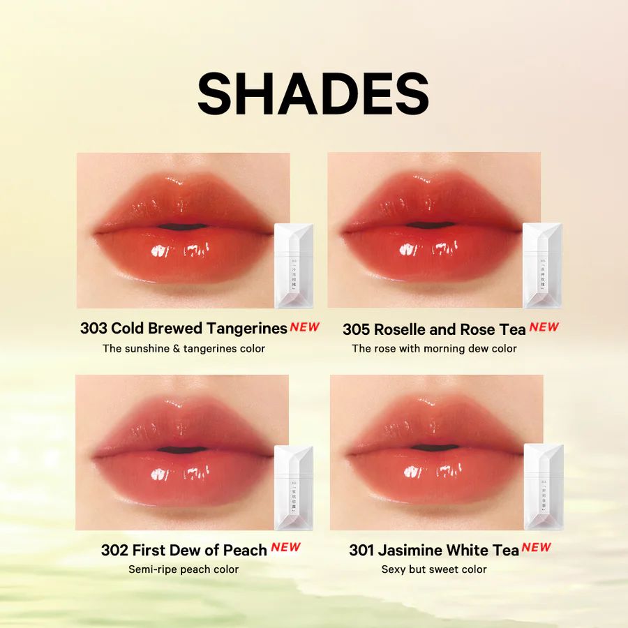 Tea Extract Glistening Glossy Lip Stain