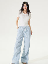 Lace Paneled Pleated Wide-leg Pants - CHINASQUAD