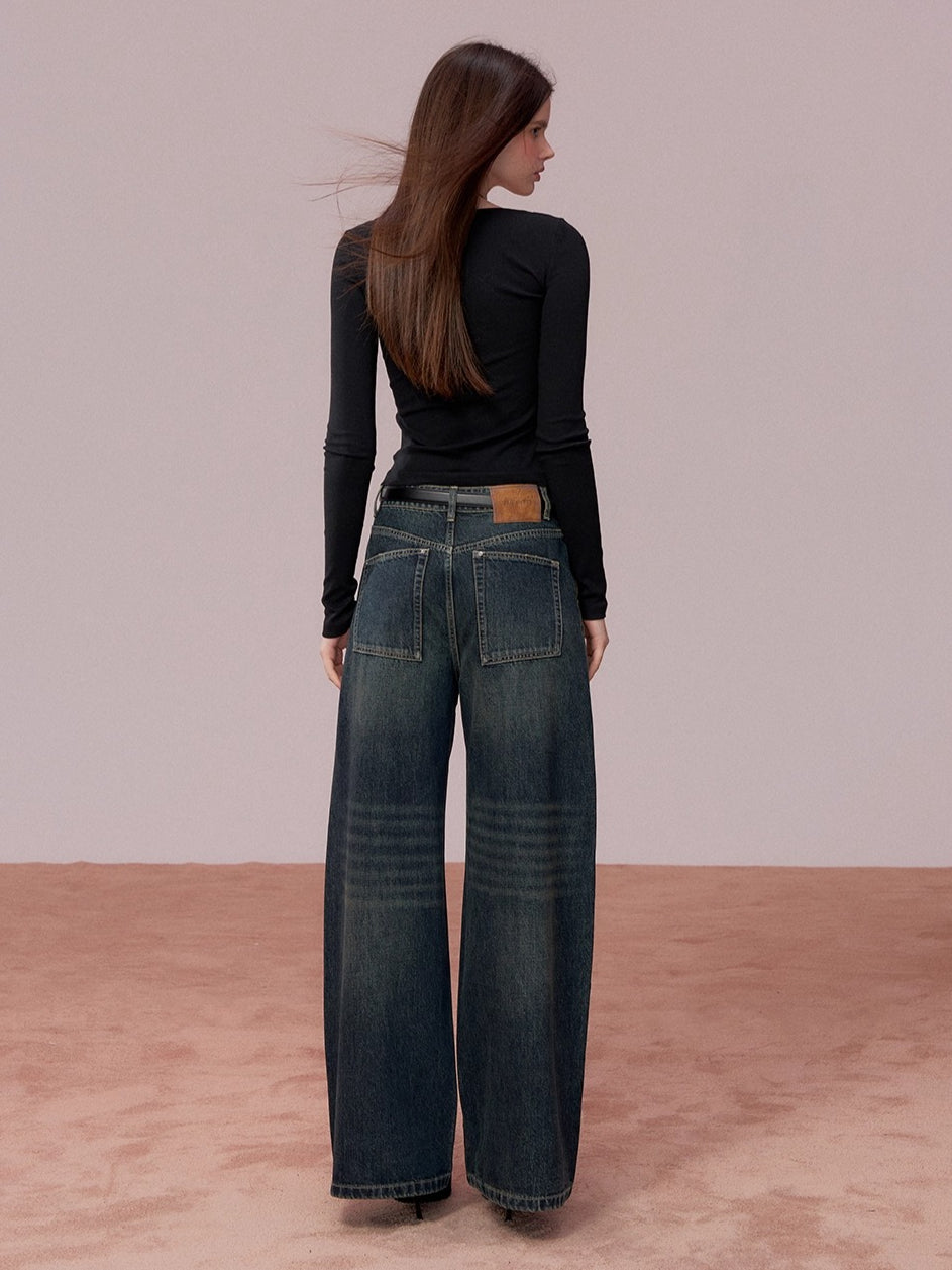 Embellished Fitted Long-Sleeve T-Shirt